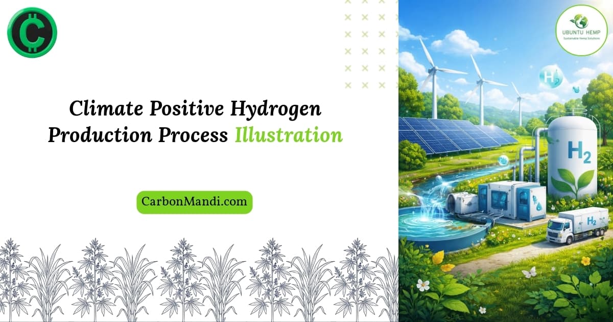 Climate Positive Hydrogen Production Explained Simply
