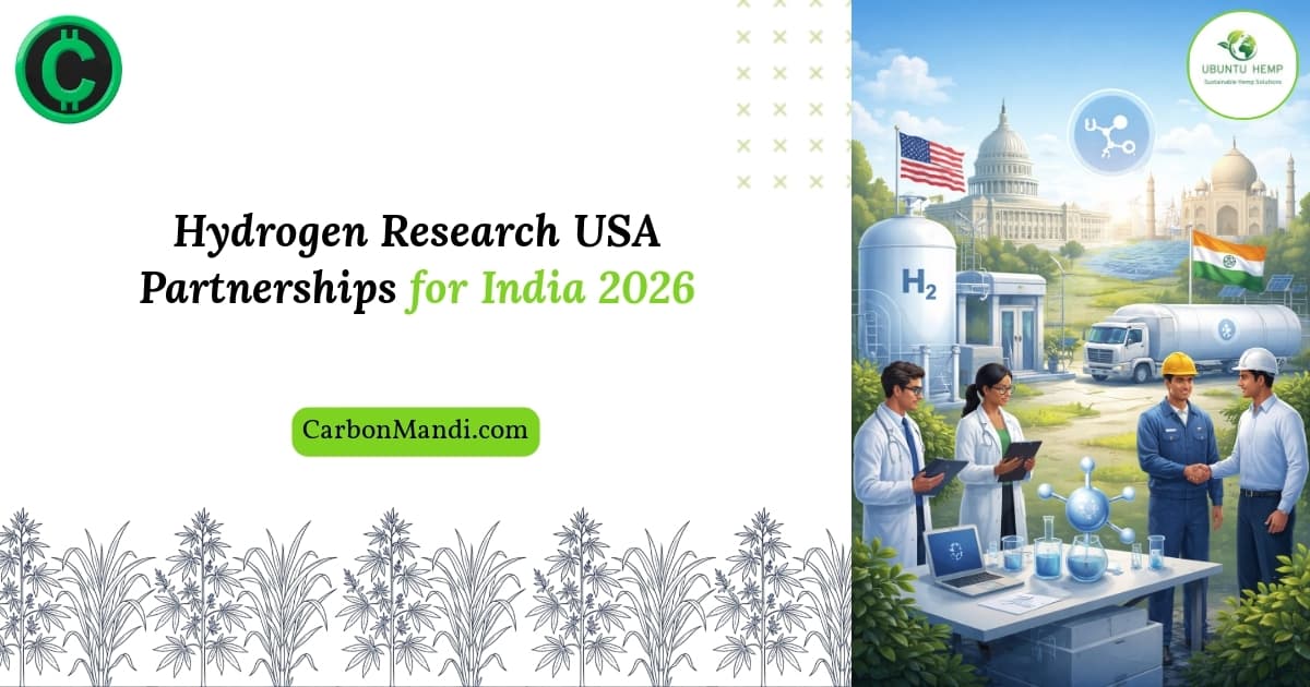 Hydrogen Research USA Partnerships: India’s 2026 Roadmap