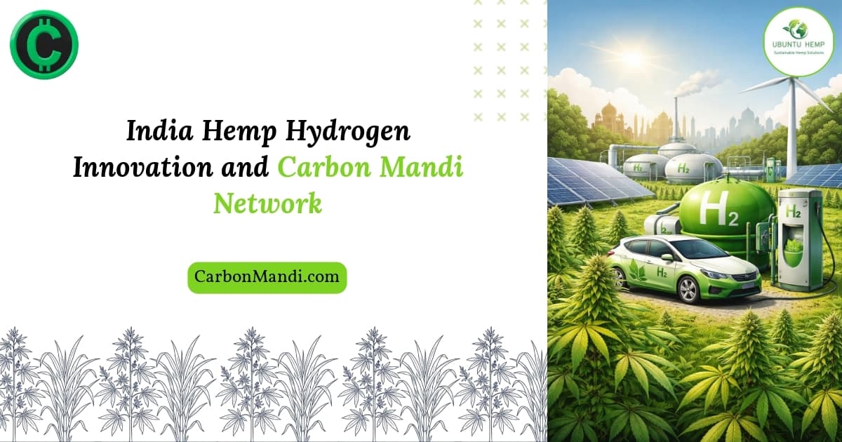 India's Leap: Hemp, Hydrogen & Carbon Mandi Network