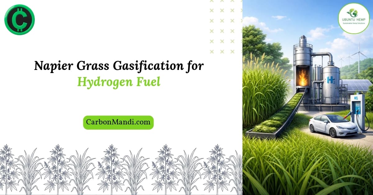 Harnessing Napier Grass Gasification for Clean Hydrogen Fuel