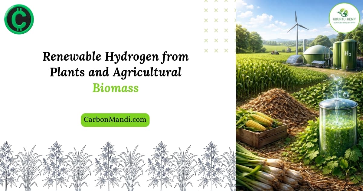 Unlocking Renewable Hydrogen from Plants and Agricultural Biomass