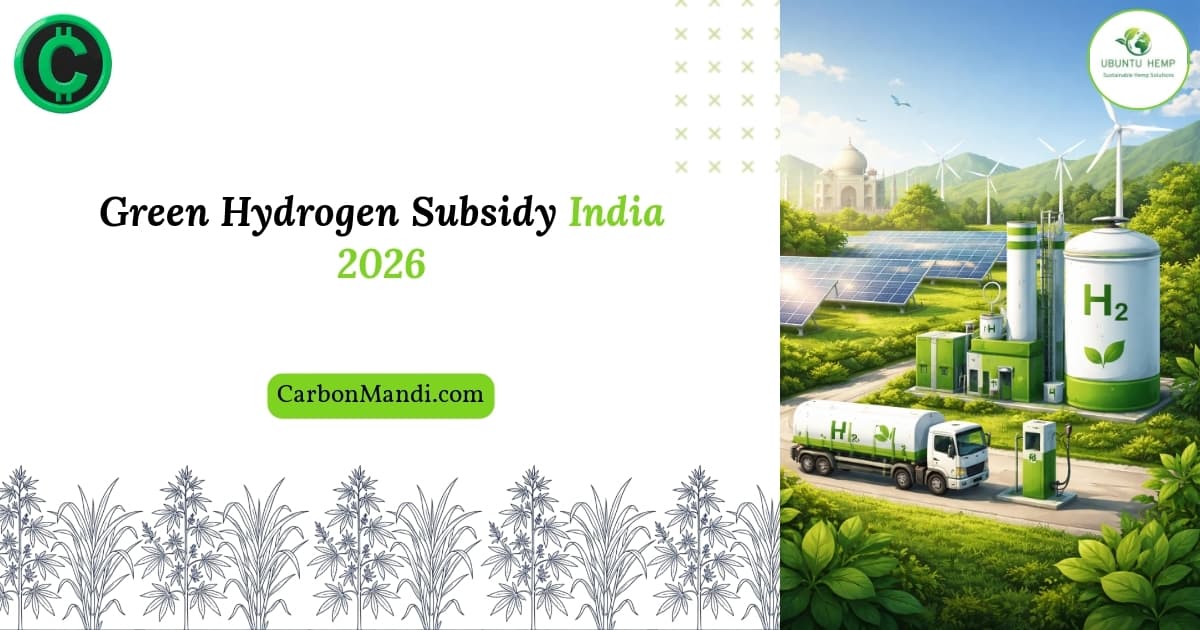 Green Hydrogen Subsidy India: Your 2026 Roadmap