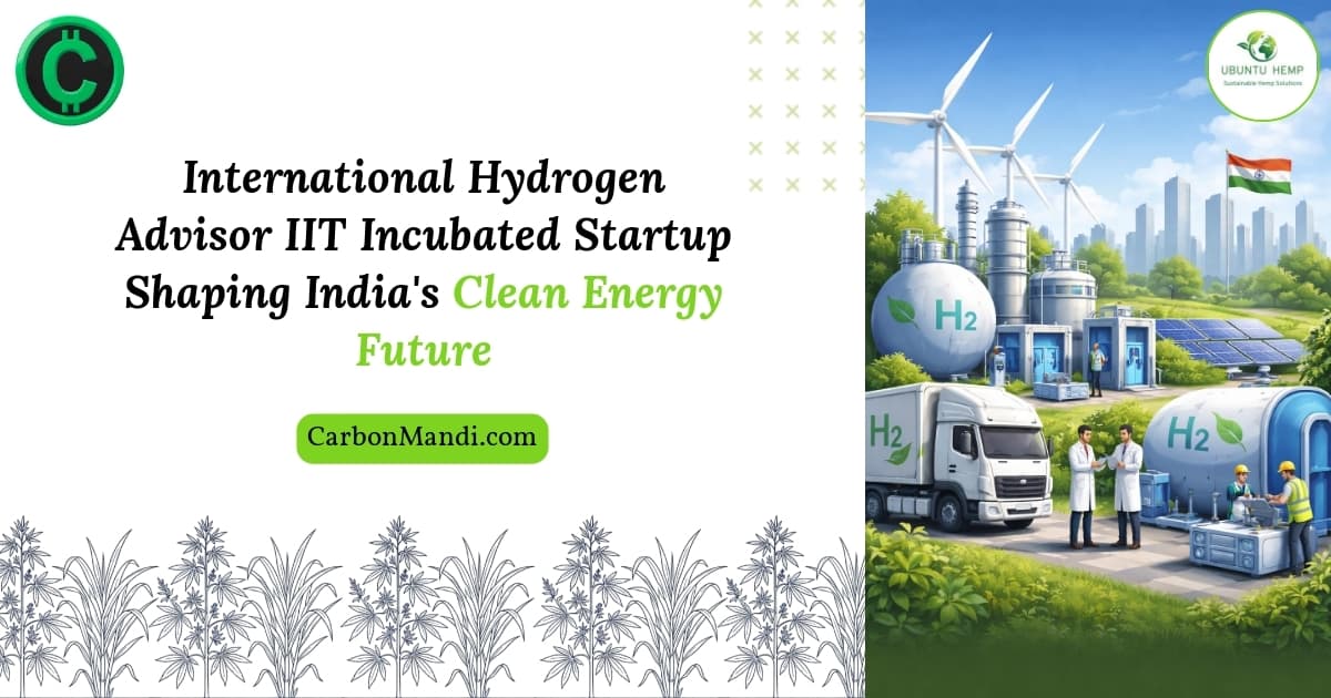 How IIT's Hydrogen Advisor Startup is Powering India's Clean Energy Revolution