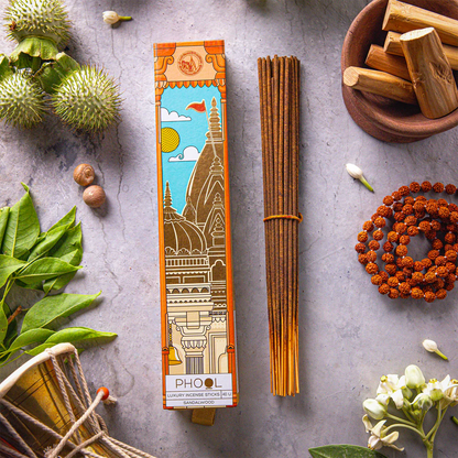 PHOOL KVT SANDALWOOD INCENSE STICKS
